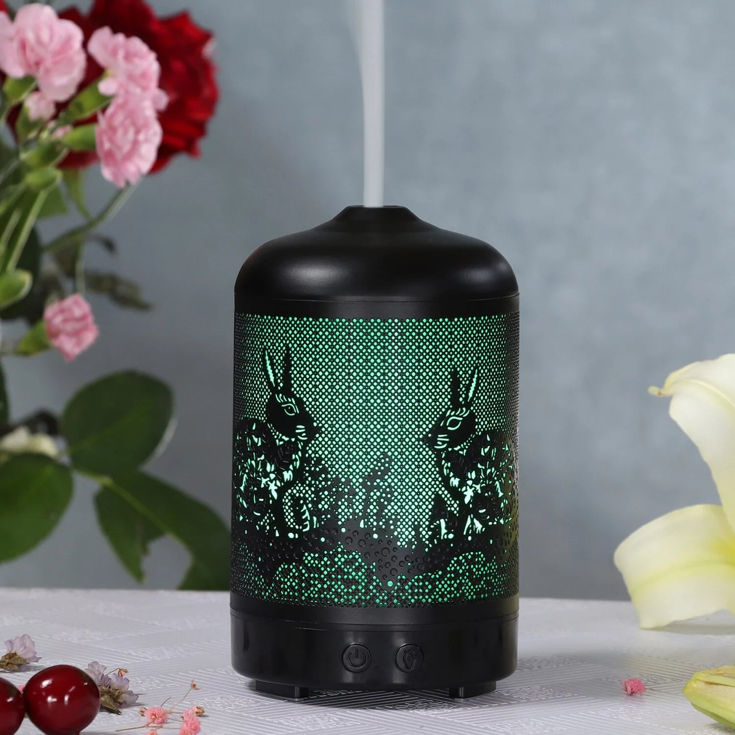 Ultrasonic Air Humidifier Forest Deer Aroma Diffuser