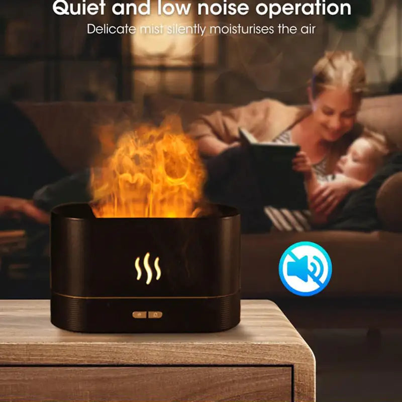 RGB Electric Fire Flame Humidifier